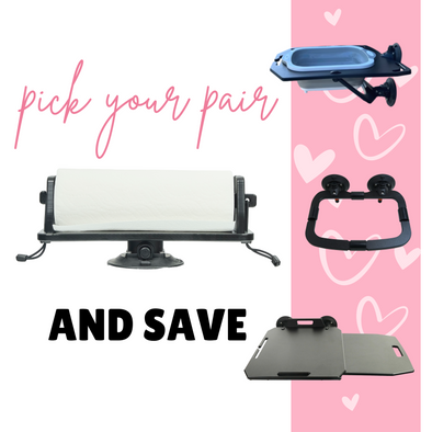 Valentine's Sale: Paper Towel Holder Pair